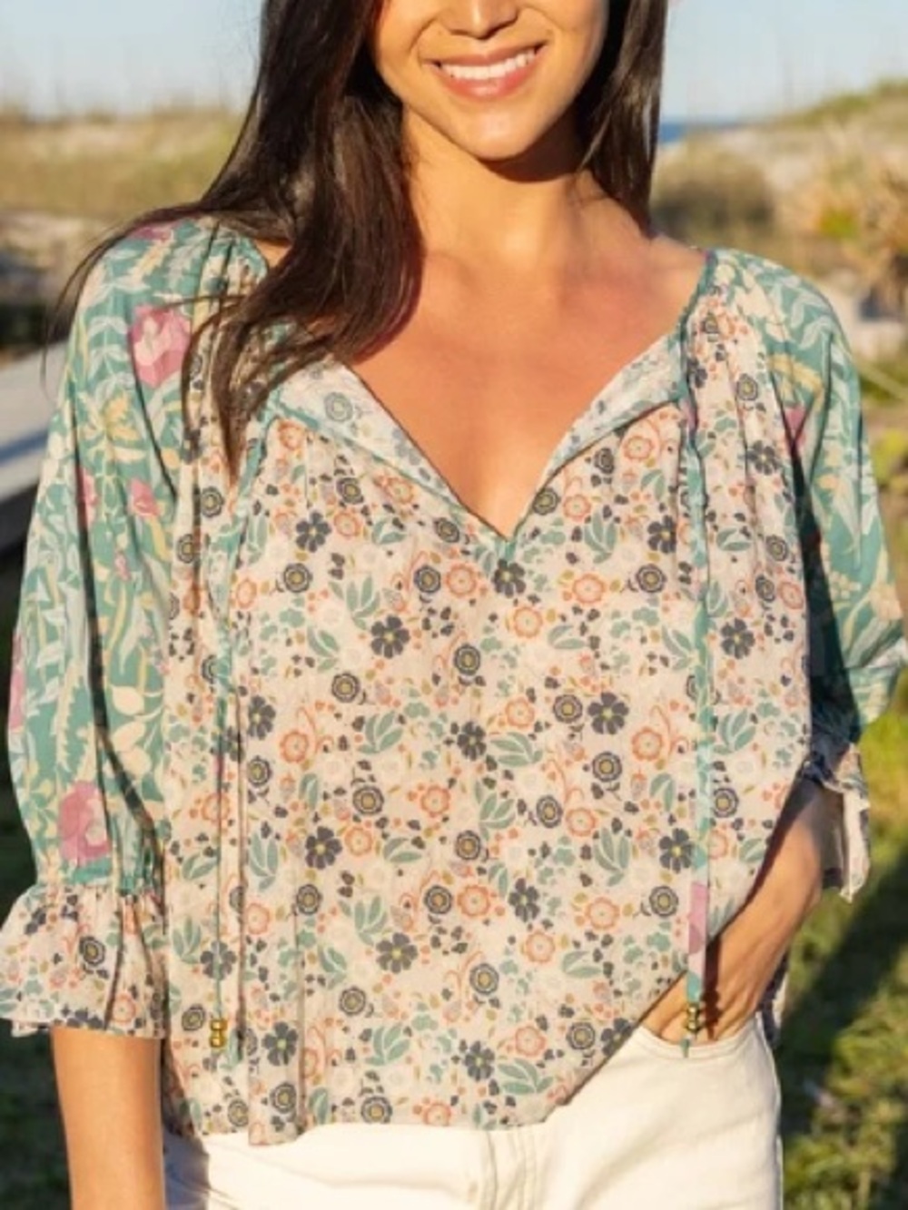 Natural Life Magnolia 100% Cotton Top